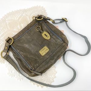 Fossil Modern Cargo Crossbody Leather Bag